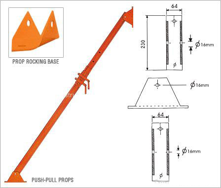 Altamayaouz Scafolding Products - Rocking Push-Pull Props